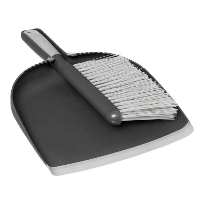 Ensemble pelle/balayette gris et noir