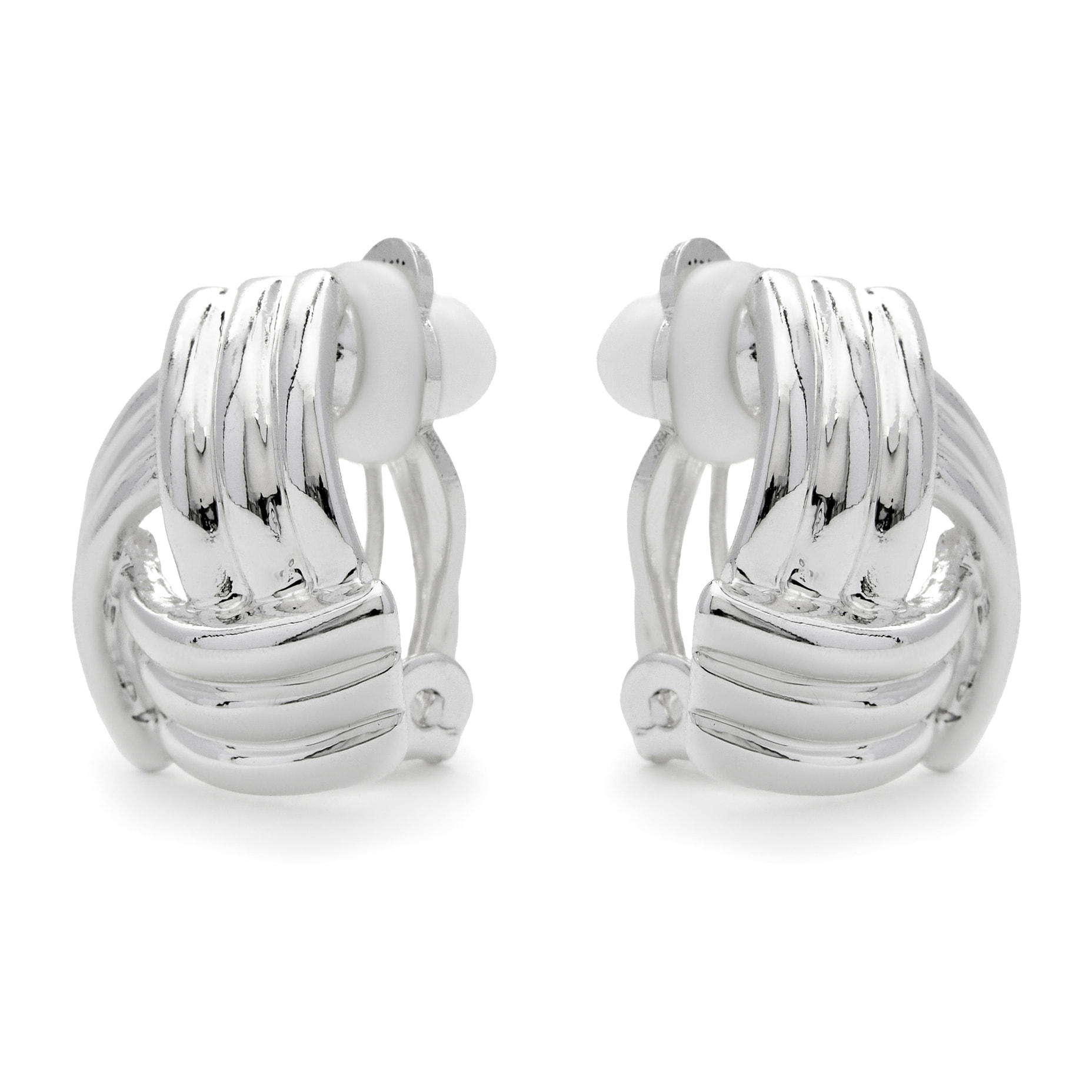 Pendientes Cunae acabado plata