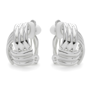 Pendientes Cunae acabado plata