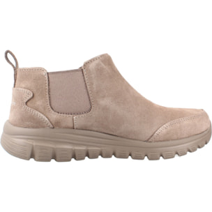 Botines Mujer 100894s Graceful Willow Walk Marron Claro