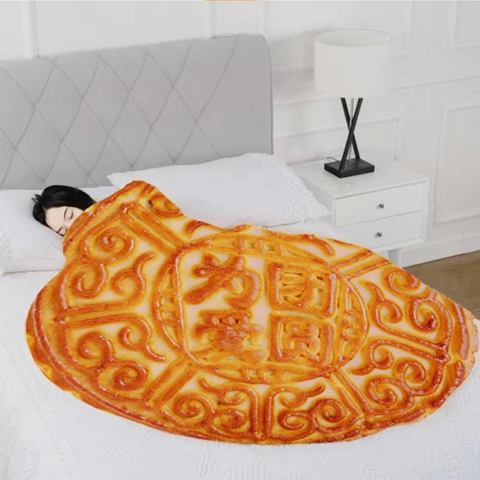 Coperta calda in flanella, 120 cm design Galleta