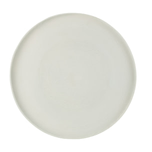 J-Line plateau Rond Classique - fer - blanc - large