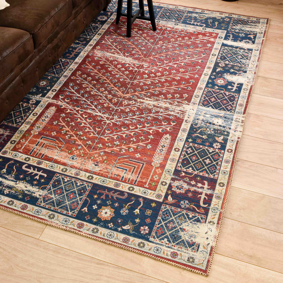 Radom - vintage lavable en machine, rouge
