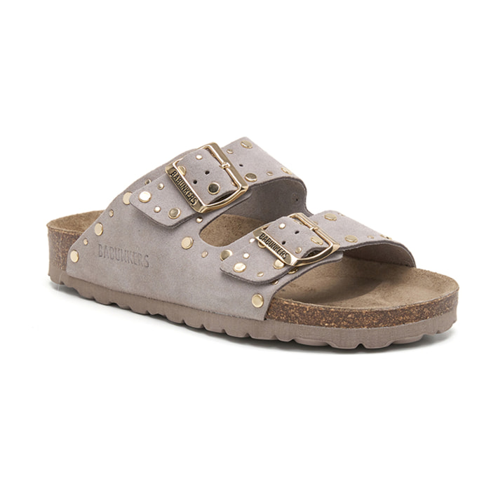 SANDALIA BABUNKERS MARRON