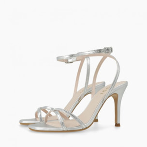 SANDALIAS PLATEADAS SIBAR