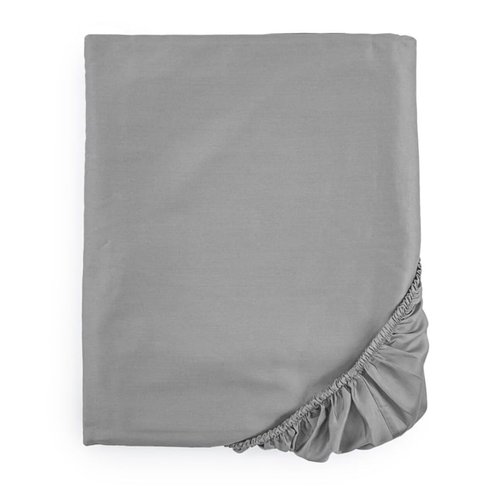 Intrecci Home Lenzuolo con Angoli, Lenzuolo Sotto in Raso di Puro Cotone Satin,Made in Italy, Morbidezza Suprema, Elegante e Confortevole, Tinta Unita