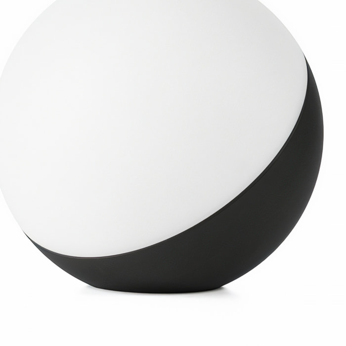 FORLIGHT Sobremesa Ip44 Sphere Led 1,5W 2700K Negro 85Lm