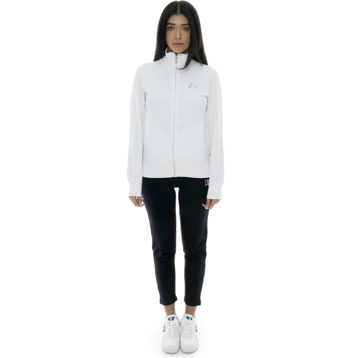 Chándal de algodón con cuello y cremallera para mujer Leone Summer Bright