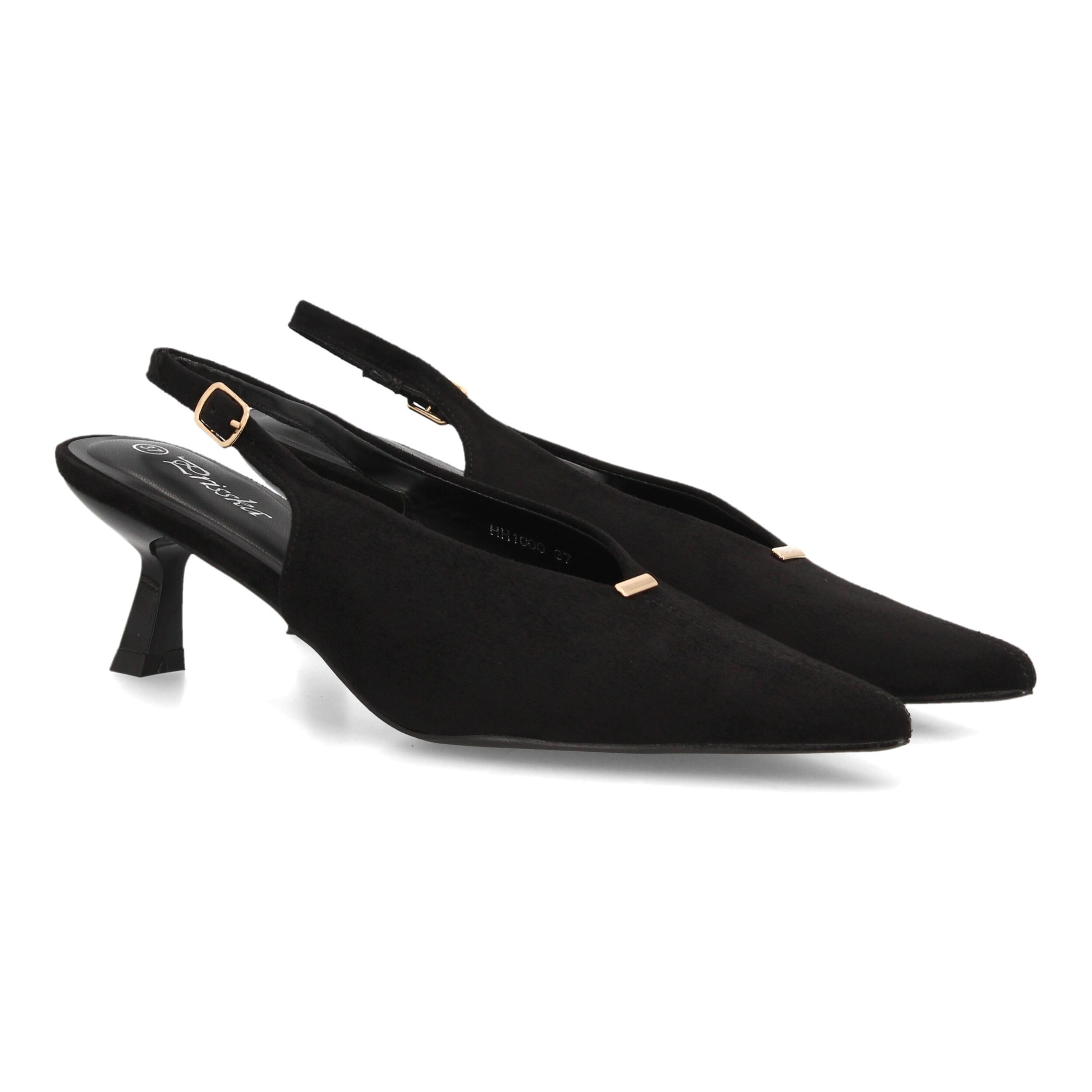 Zapatos slingback elegantes de tacón fino para mujer