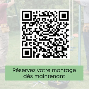 Portique métal 2,20 m Axion RAPHAEL - 5 Enfants