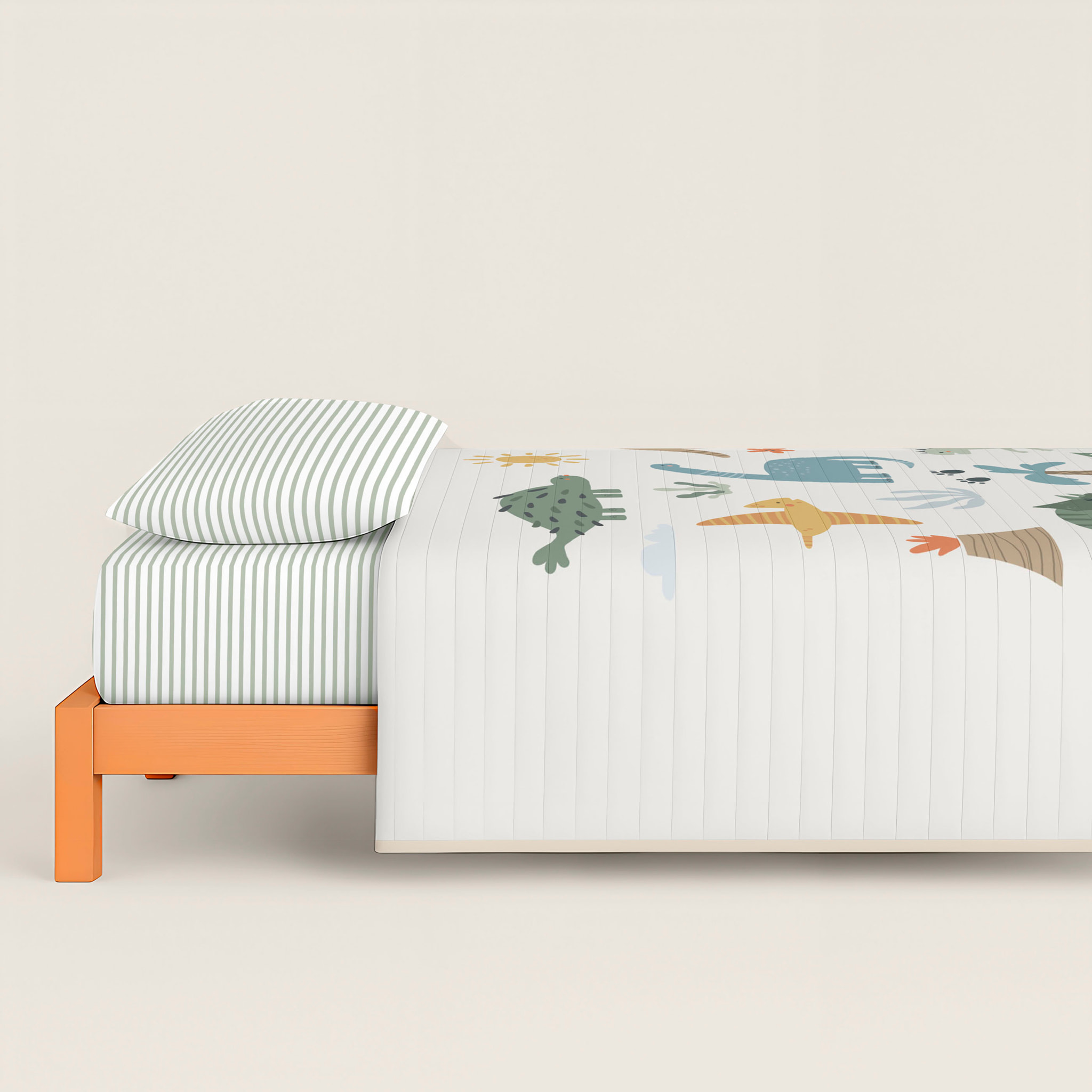 Cool Kids - Colcha Bouti Estampada - Reversible - 100% Algodón - 70 gr/m² - Dinoland