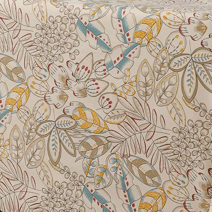 Nappe ronde enduite au look nature - Naturel