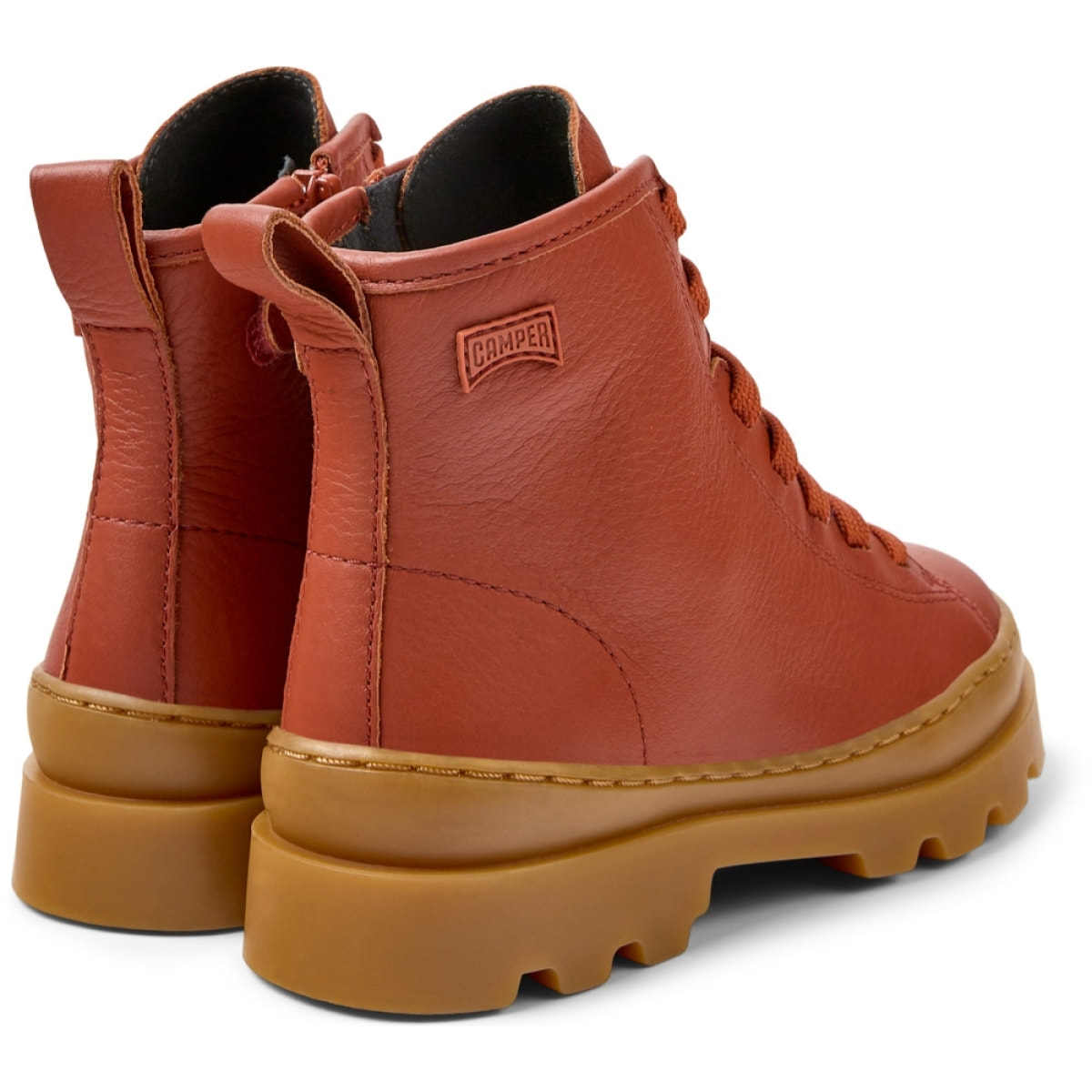 CAMPER Brutus - Botines Rojo Infantil Unisex