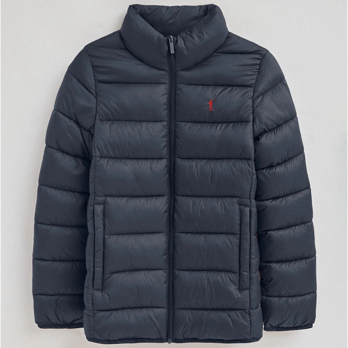 Chaqueta Salma Embroidery azul marino con logo Rigby Go