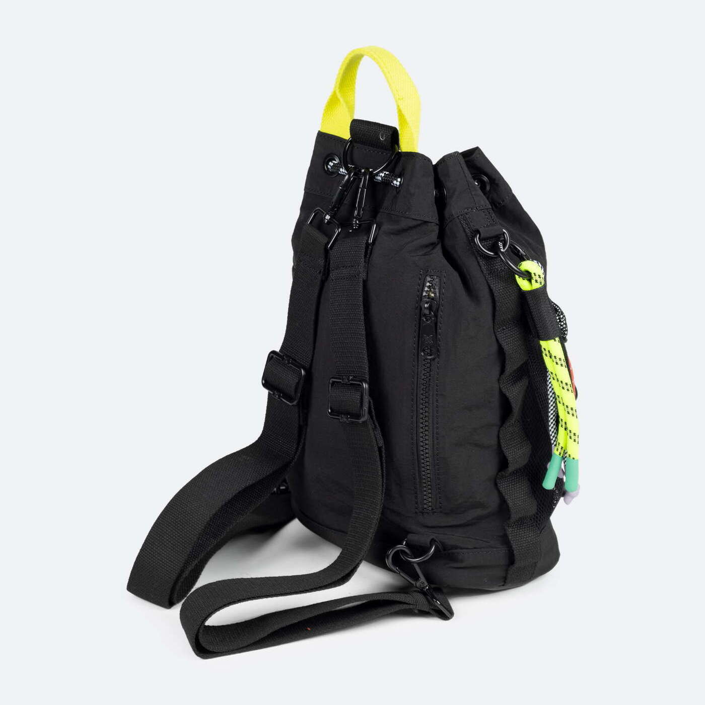 BOLSO DEEP RECYCLED DRAWSTRING BACKPACK C/BLACK