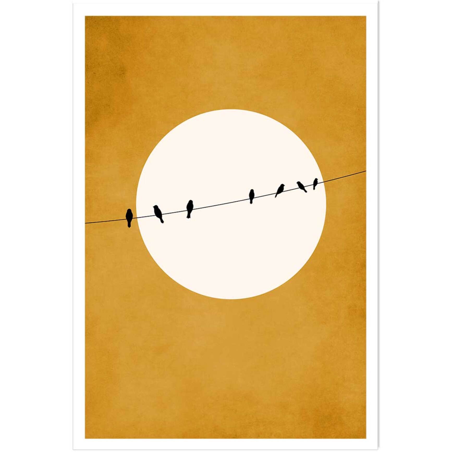 Affiche dessin ""Gazouillis"" Affiche seule