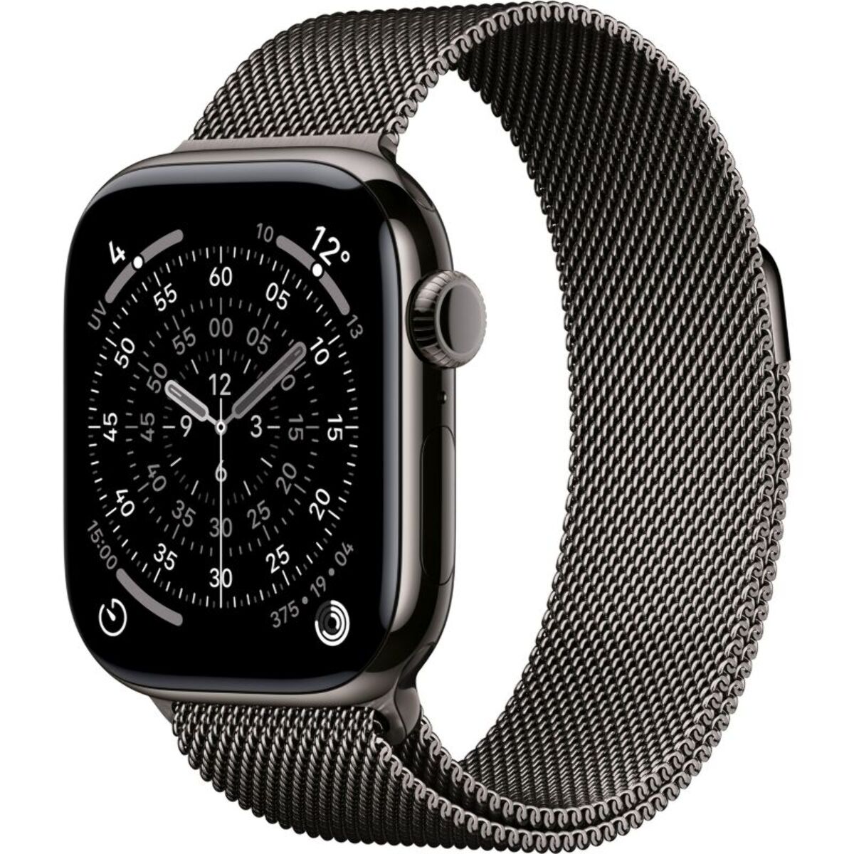 Montre connectée APPLE WATCH 46mm Tit Ardoise Milan Serie 11 M/L Cell