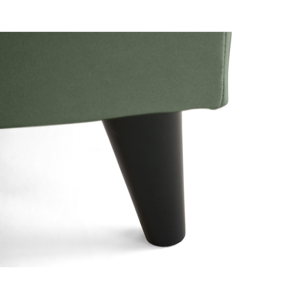 Nordic - canapé d'angle réversible 4 places - convertible avec coffre - en simili - Vert