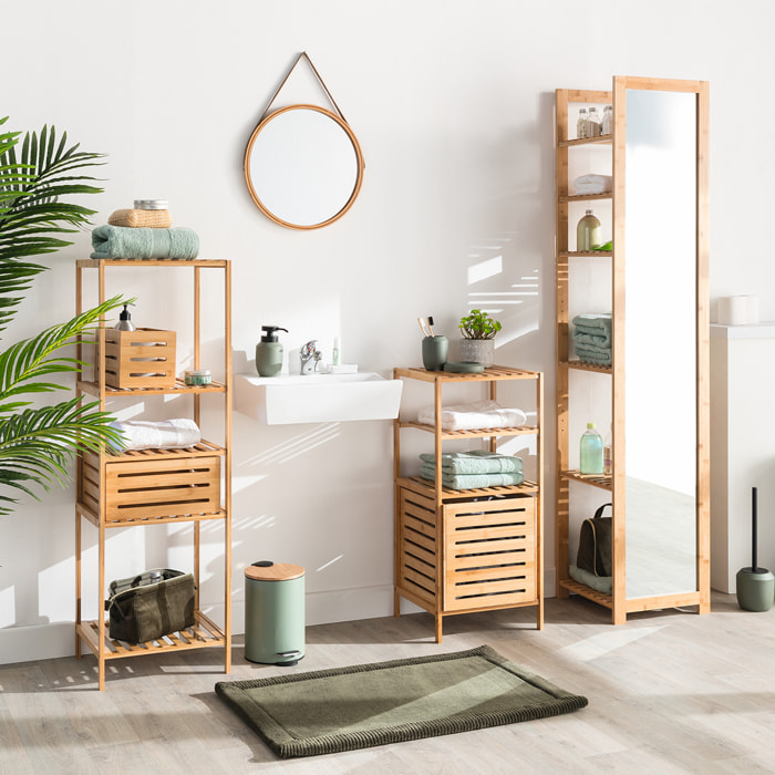 Poubelle Soft close 3L Vert Kaki Trio