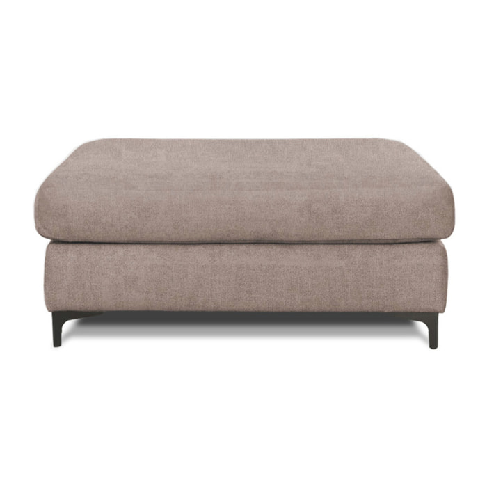 Pouf Fiesole Tissu Taupe