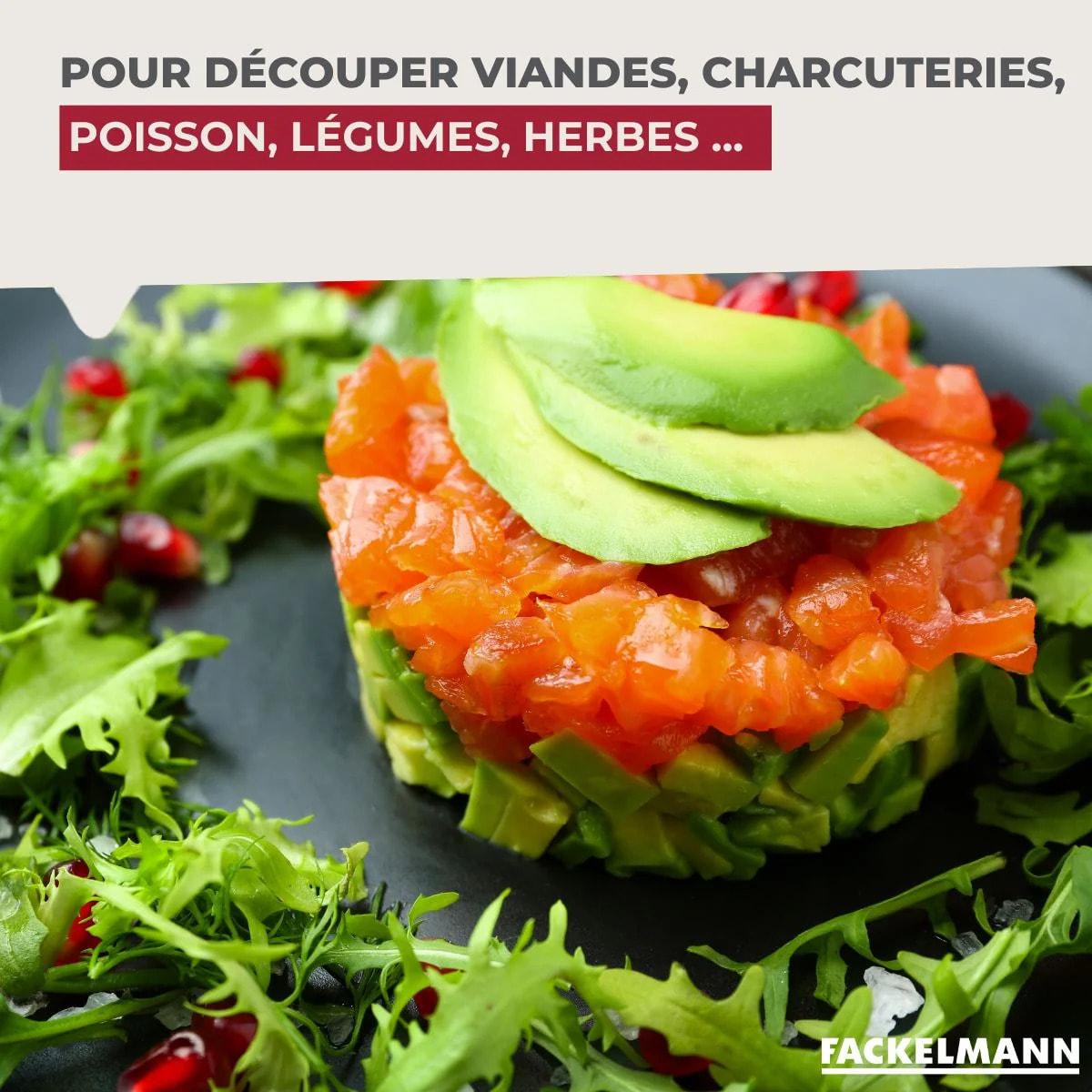 Planche à découper en hévéa Fackelmann Boissellerie