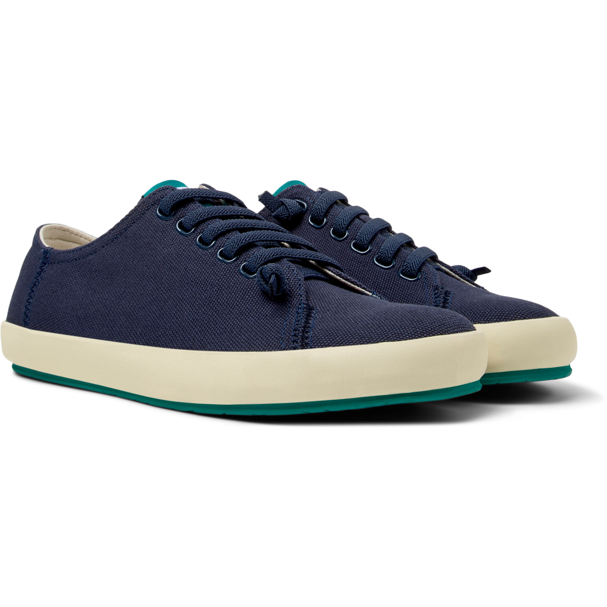Sneakers - CAMPER Peu Rambla Vulcanizado - Blu - Tessuto naturale