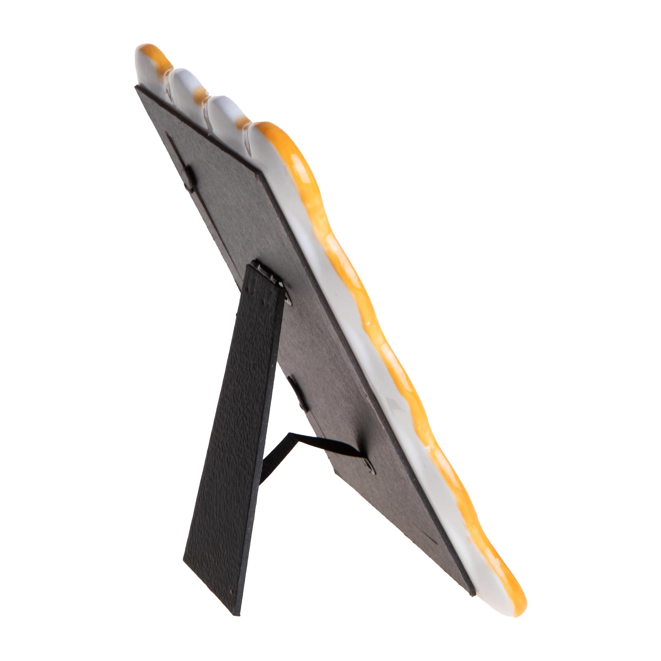 Porta foto con righe - 10xH16x2cm - Pezzi 3 - Bianchi Dino SpA