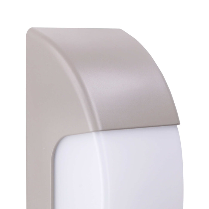 FORLIGHT Area (2uds) Aplique Pared Exterior para Bombilla E27. Jardín y Terraza. Lámpara de Pared Impermeable IP65. Color Gris