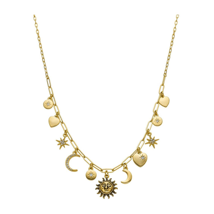 Collar acabado oro 18k