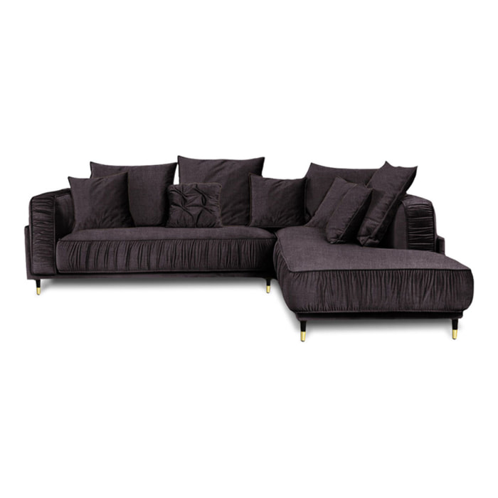 Canapé Tissu Angle droit Fiorenzo - 4 Places