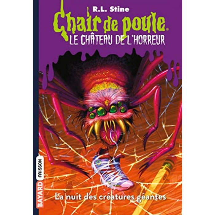 Stine, R.L | Le château de l'horreur, Tome 02: La nuit des créatures géantes | Livre d'occasion