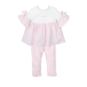 Conjunto - Blanco rosa