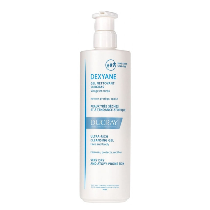 Dexyane - Gel Nettoyant Surgras Visage & Corps 400 ml