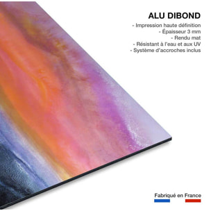 Tableau orange bleue Tableau alu Dibond