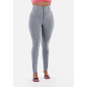 Pantaloni push up WR.UP® curvy vita alta cotone organico