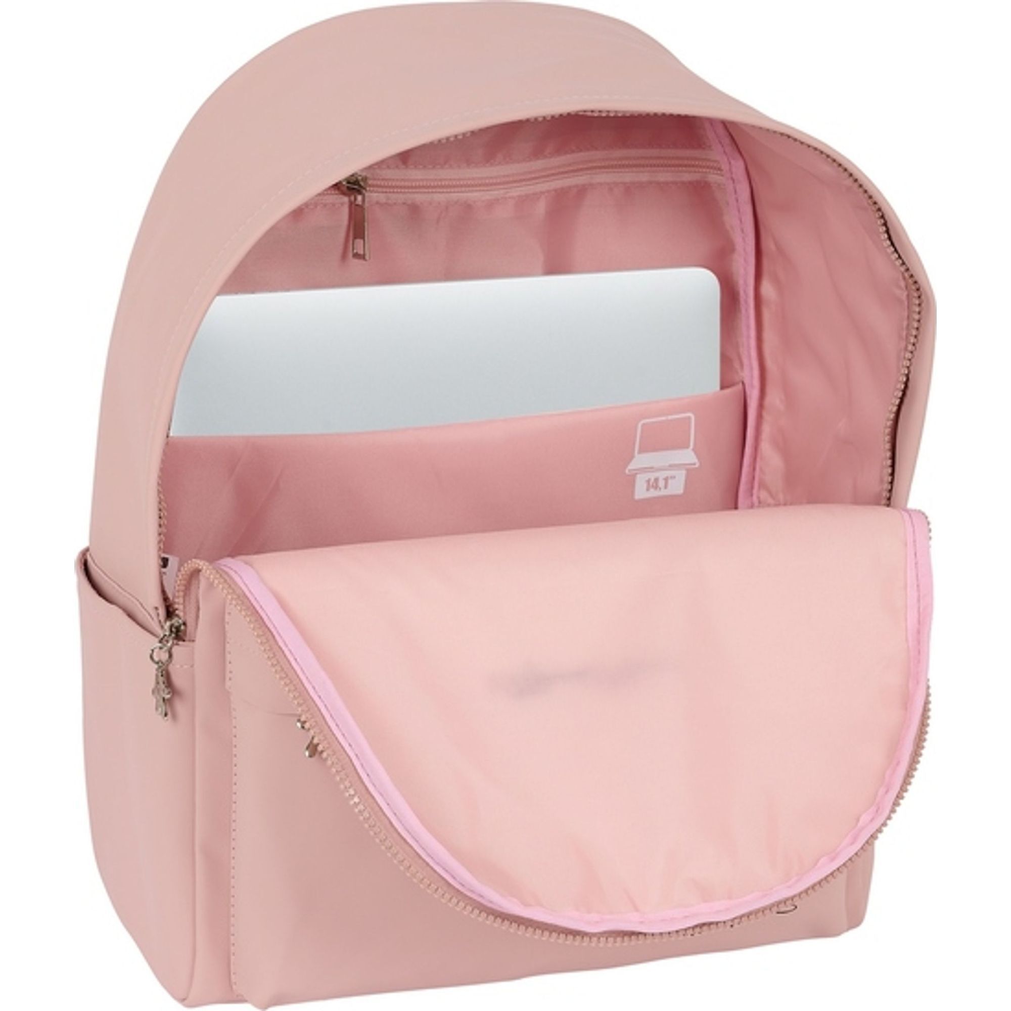 Mochila para portatil 14,1" minnie teen misty rose