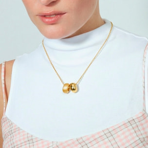 Collar Jiola acabado oro amarillo 18k