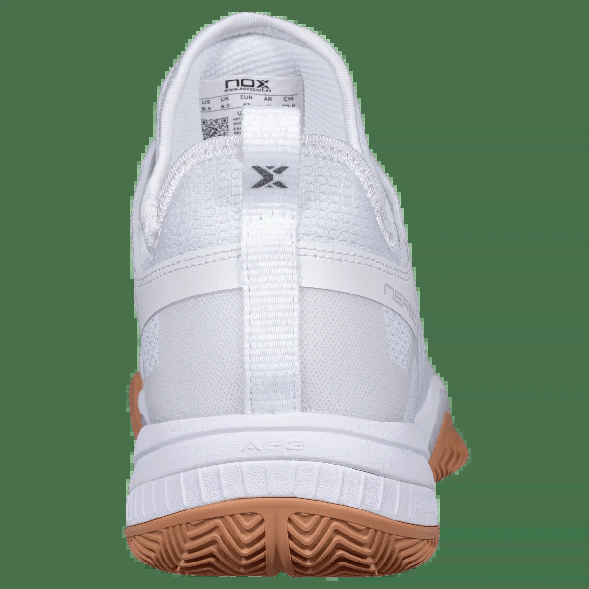 Zapatillas de Pádel NERBO Blanco/Suela Caramelo