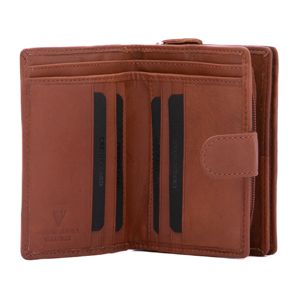 Portafoglio  da donna ecopelle Prodotto Vegano 13x9,5x4 cm