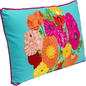 Coussin Fiorista bleu Kare Design