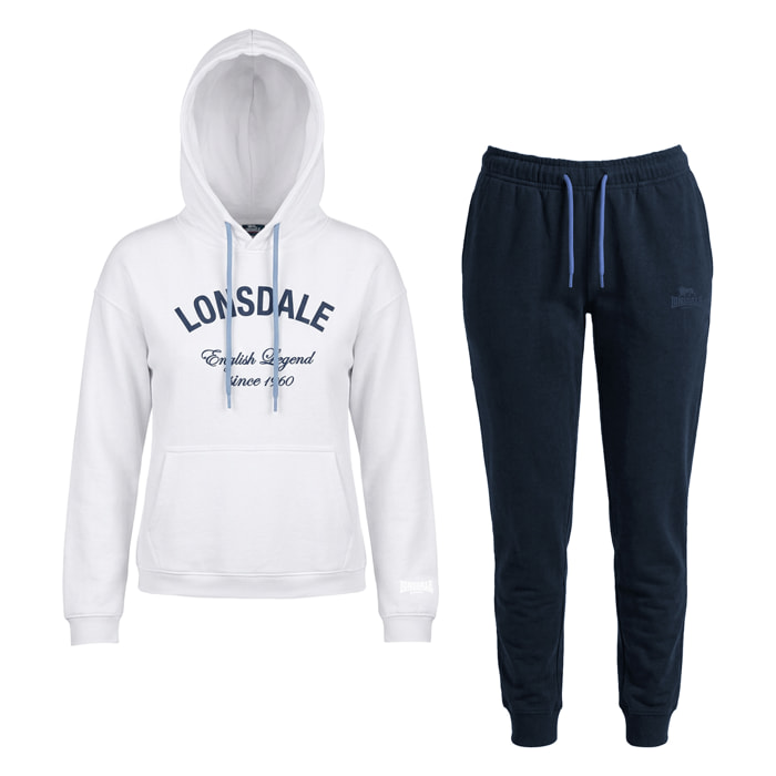 Tuta Donna LONSDALE Cotone Primavera Full Zip