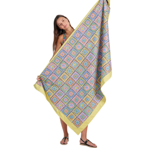 Telo mare microfibra folk 90x170 cm Noidinotte