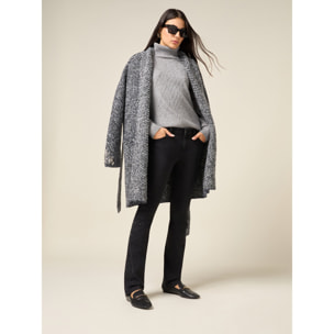 Oltre - Jeans neri con cristalli - Nero