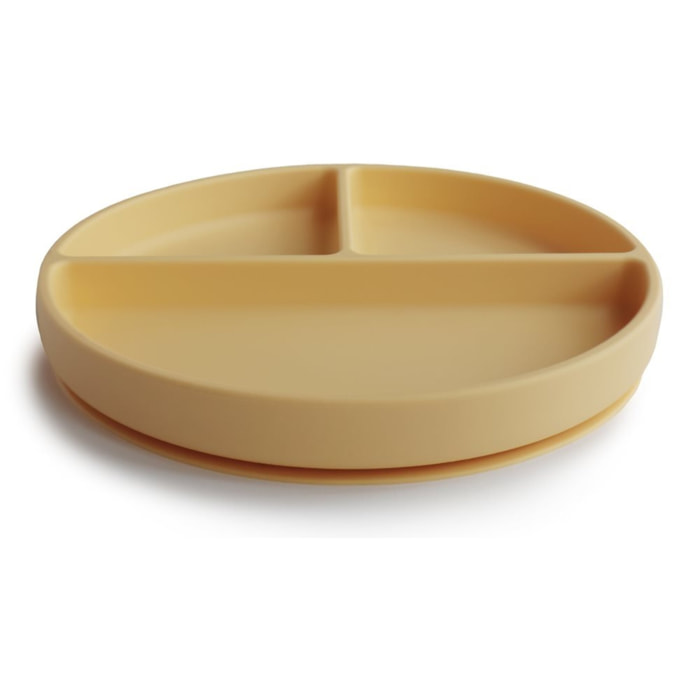 Mushie Plato Ventosa-Compartimentos Solid