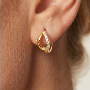 Pendientes Miruc acabado oro amarillo 18k