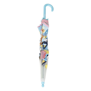 Paraguas manual poe burbuja bluey
