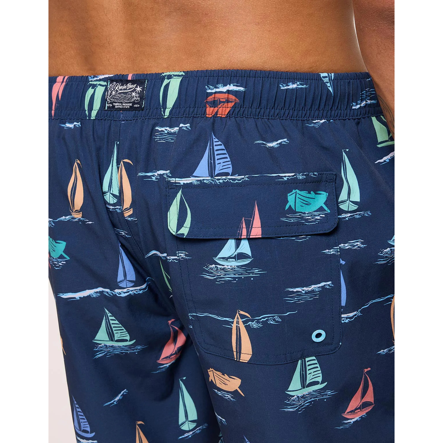 Bañador Estampado Azul Marino - Laumi