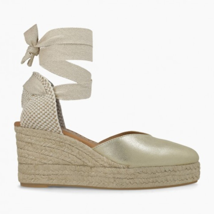 ALPARGATAS DORADAS FINARI