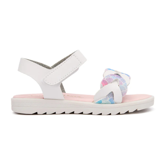 Sandalias Trenzadas Mermaid Blancas
