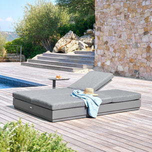 Lit de piscine Allure gris graphite